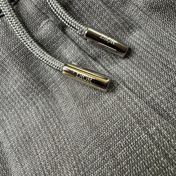 Authentic DIOR Men's Grey Woven Pants - Size 36 - Picture 3 of 8